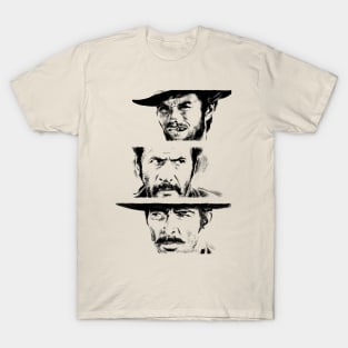 The Good, The Bad, And The Ugly // Vintage Style Design T-Shirt